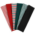 TERSE Headbands for Women Short Hair Striped Headbands Non Slip Elastic Sweat Hairbands Soft Fabric Hairbands Workout Yoga Running Sport Hair Accessories