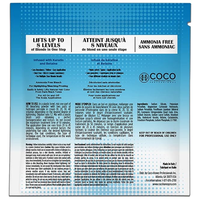 Hair Bleaching Powder for Dark Hair Lightening Blonde Hair Salon Quality Safe at Home (1.05 oz (pack of 1))