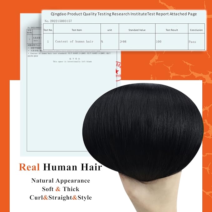 Full Shine Invisible Seamless Tape in Hair Extensions Real Human Hair 22Inch Color 1 Jet Black Double Sided Tape in Extensions Skin Weft 20Pcs 50 Gram Add Length for Wedding Natural Straight
