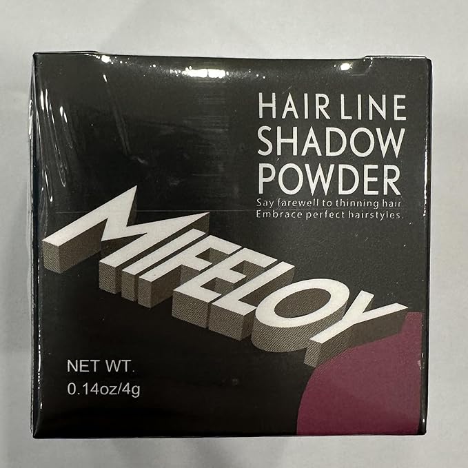 Root Touch Up Powder, Instantly Gray Hair Cover Up, Women Color Root Coverage Shadow Powder for Thinning Grey Hairline, Men Roots Concealer for Hair Loss Beard Line Eyebrow, Dark Gray