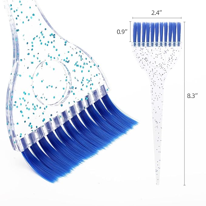 Hair Dye Brushes Color Tint Applicator Hair Coloring Dyeing Brush Kit for Solon 6 Pack