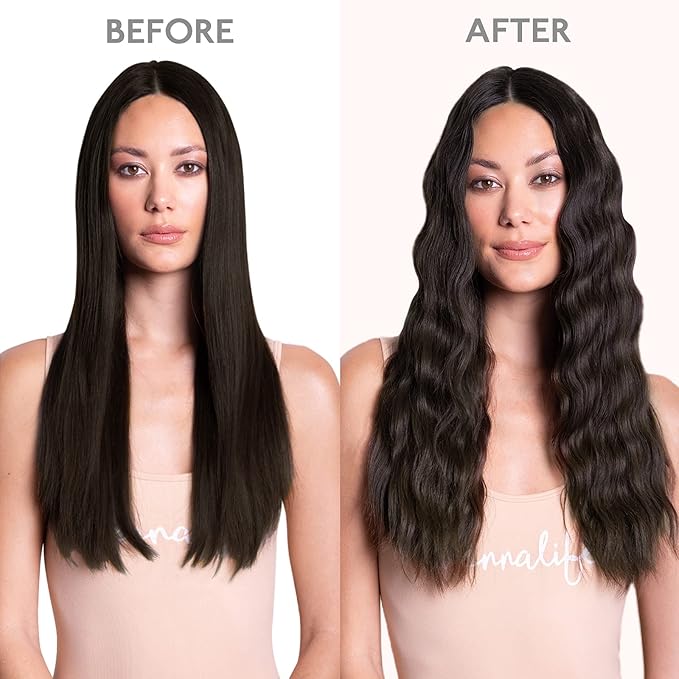 WENNALIFE Seamless Clip In Hair Extensions, 18 Inch 130g 7pcs Dark Brown Hair Extensions Clip in Human Hair Invisible PU Skin Weft Natural Remy Human Hair Extensions