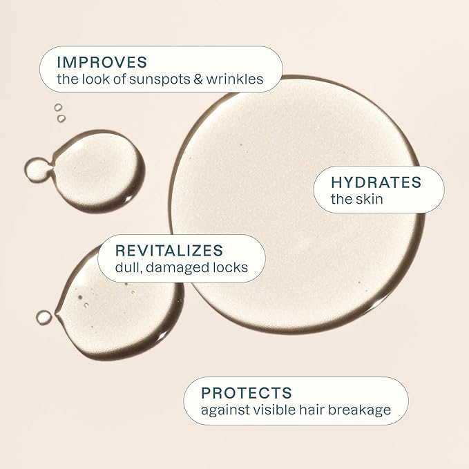 Cliganic Organic Argan Oil, 100% Pure - for Hair, Face & Skin | Cold Pressed Carrier Oil