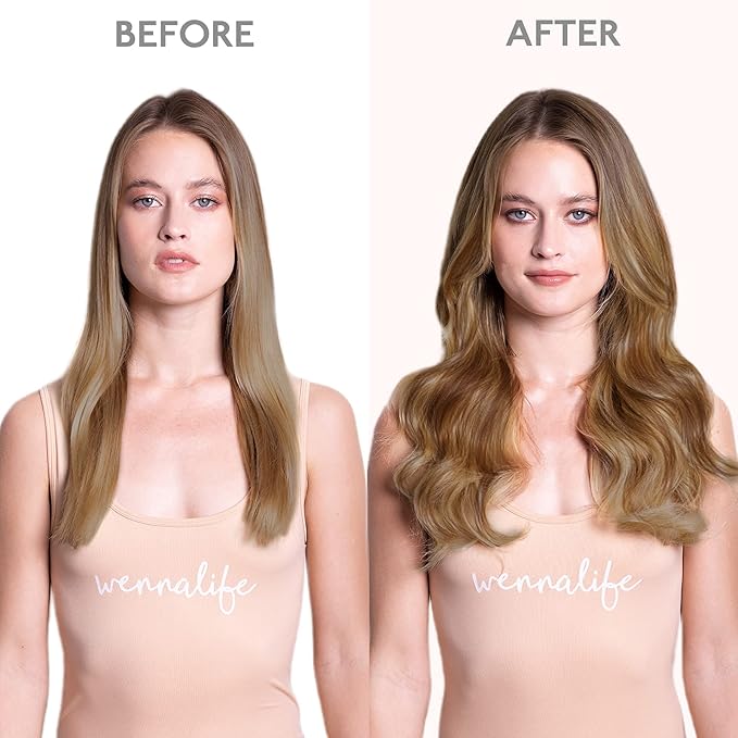 WENNALIFE Seamless Clip In Hair Extensions, 14 Inch 7pcs 130g Balayage Chocolate Brown to Honey Blonde Hair Extensions Clip In Invisible PU Skin Weft Real Human Hair Extensions Clip In