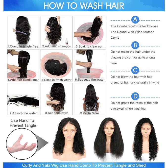bangjazz Water Wave Lace Front Wigs Human Hair Brazilian 180% Density Virgin Hair Wear and Go Glueless Wig 4X4 Lace Closure Wigs for Black Women Pre Plucked with Baby Hair Natural Color 26 Inch