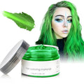 Green Temporary Hair Dye Wax Natural Instant Hair Color Wax Pomades 4.23 oz, Hair Styling Clay for Party, Cosplay, Halloween, Christmas