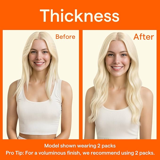 Full Shine Blonde Seamless Hair Extensions Clip Ins, Color 1000 Blonde Seamless Clip in Hair Extensions Human Hair, PU Weft Invisible Straight Remy Hair Add Volume&Coverage, 4Pcs 12 Inch 55 Grams