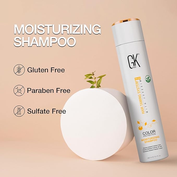 GK HAIR Vegan shampoo For Color And Keratin Treated Hair Prevent Fading Sulfate-Free Formula For your Daily Hair Care Routine| 10.1 fl oz