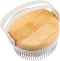 Eco-Friendly Body Brush Silicone Bath Scrubber for Gentle Scalp Massage and Deep Cleaning Shower Brush Gray