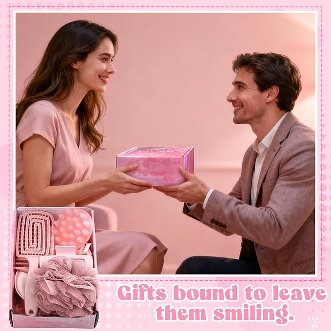 8 in 1 Pack Self Care Beauty Gift Set for Women, Hair Care Spa Gifts for Moms Sisters & Girls