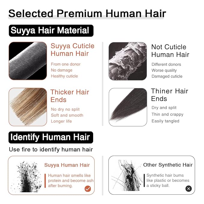 SUYYA Tape in Hair Extensions Human Hair Balayage Darkest Brown to Chestnut Brown and Light Blonde 20 Inch 50g/pack 20pcs Straight Seamless Skin Weft Tape in Real Hair Extensions(20inch #P6/16/T2)