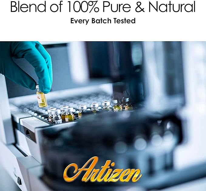 Artizen Vanilla Essential Oil (100% Pure & Natural - Undiluted) Therapeutic Grade - Huge 2oz Bottle for Aromatherapy, Relaxation, Skin Therapy & More - Vanilla Oil - Bulk Vanilla Essential Oil