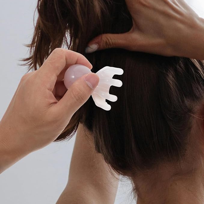 Octopus Scalp Massager Comb Resin Portable Head Massage Tool for Acupressure Point Activation and Circulation Boost Soft Manual Gua Sha Hair Scratcher for Scalp and Body Relaxation
