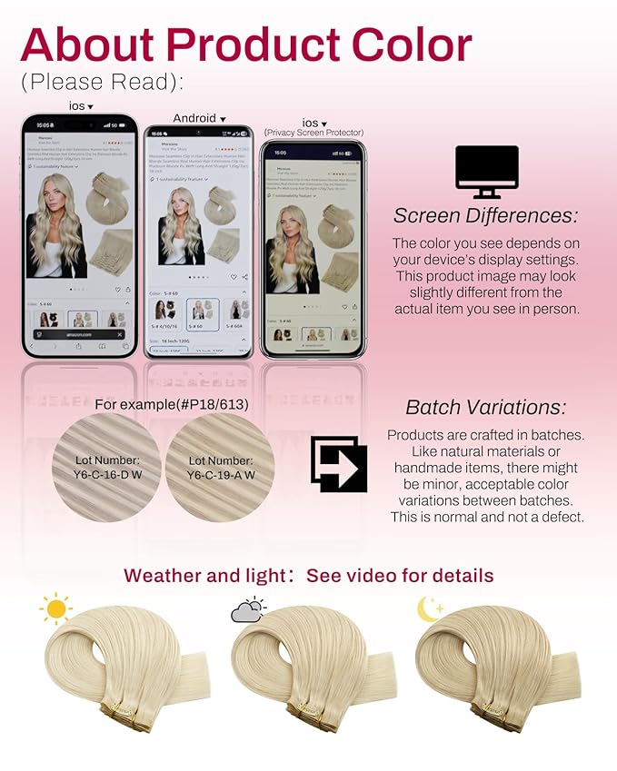 Moresoo Seamless Platinum Blonde Human Hair Clip in Extensions Blonde Real Hair Extensions Clip in Human Hair Invisible Pu Weft Straight 120g/7pcs 16 in