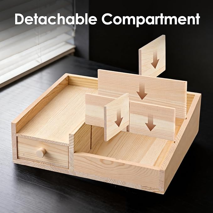 Organizer For Men,Bathroom Countertop Organizer,Perfume Organizer,Cologne Organizers,Restroom Organizer,Dresser Top Organizers,Perfume Stand,Gifs For Men,Wooden Adjustable Partition(Burlywood)