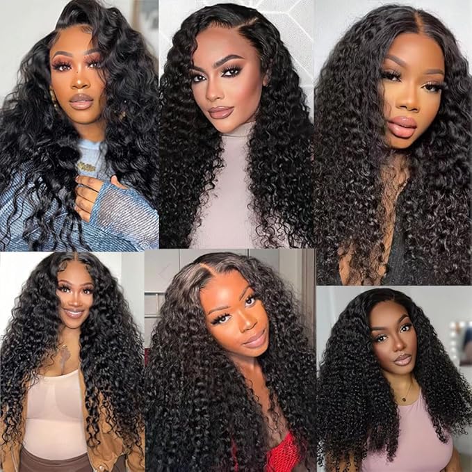Single Human Hair Bundle 22 Inch Color 1B Deep Wave Bundles Peruvian 8A Virgin Remy Hair Extensions Double Weft Real Natural Black Deep Wave Hair Weave