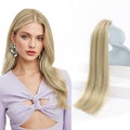 Sunny Hair Tape in Hair Extensions Real Human Hair Invisible Remy Hair Extensions Tape ins for Women Dark Blonde Highlights Light Blonde 14 inch 20Pcs 50G
