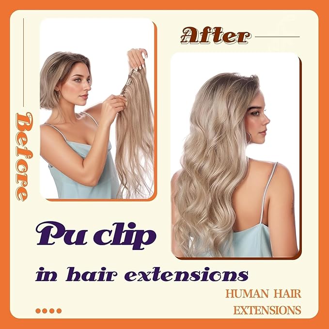 Full Shine Brown Balayage Hair Extension Clip ins Short Clip in Hair Extensions 12 Inch Dark Brown to Light Brown with Blonde Remy Hair for Daily Wear 8 PCS 95G