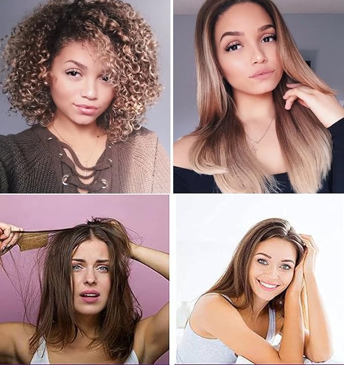 Gold Label Brazilian Keratin Hair Treatment Straightening works on All Hair Types Incl Coarse Thick Dry Frizzy Curly Bleached Dominican Brazilian Indian Strong formula Hair 240ml