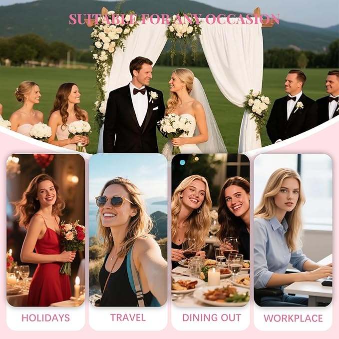Hair Toppers for Women Real Human Hair, 65g 6x7inch Base Toppers for Women with Thinning 14inch Chocolate Brown Mixed Caramel Blonde Cover Gray Roots Add Volume (#4/27/4Toppers-14inch)