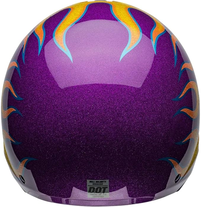 Bell Broozer Helmet (Gloss Ignite Purple/Yellow - Medium)