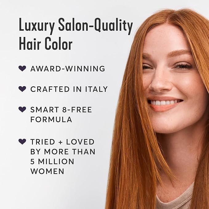 Madison Reed Radiant Hair Color Kit - 8CC Dark Vivid Copper Blonde (Matera Marigold) Vivid Color Permanent Hair Dye, PPD-Free & Ammonia-Free, 2 Pack