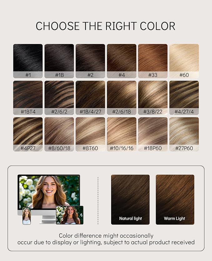 VINBAO Invisi Edge Tape in Hair Extensions Human Hair 20pcs Invisible Injected Tape in Extensions Pro Quality Ombre Natural Black to Chocolate Brown 40g 14inch #1BT4