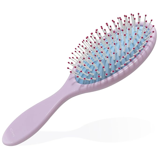 LUV HER Alice in Wonderland Hair Accessory Set – 5 Pieces: 1 Detangling 9-inch Hairbrush & 4 Scrunchies, Elastic Hair Ties, Ages 3+