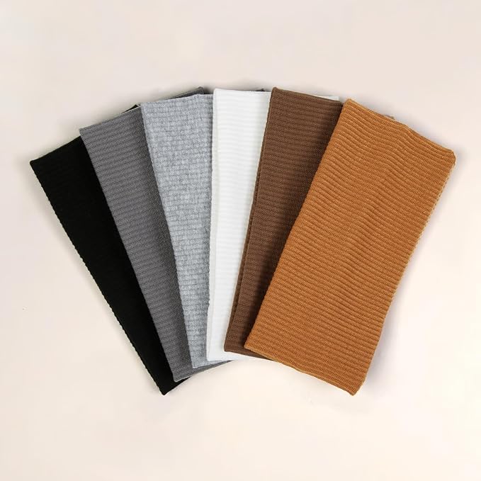 Headbands for Women Non Slip 6Pcs Thick Headbands Fashion Wide Headband Elastic Hairbands for Women's Hair Soft Head Band Workout Yoga Hair Accessories