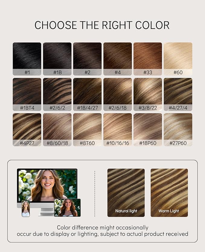VINBAO Invisi Edge Tape in Hair Extensions Human Hair 55g 20pcs Balayage Chocolate Brown to Caramel Blonde Invisible Injected Tape-ins Extensions Pro Quality 20inch #4/27/4