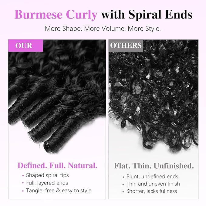 7x6 Burmese Curly Glueless Wigs Human Hair Pre Plucked Pre Cut 250% Density Drawstring Wig for Black Women 7x6 HD Lace Front Wigs Human Hair Glueless Wear and Go Nautural Color 20 Inch