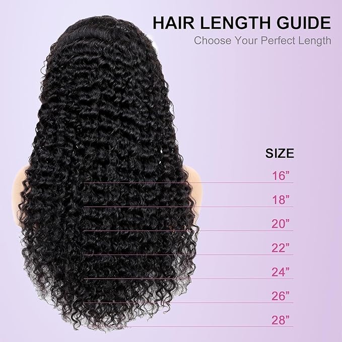 210% Density 13x6 Full Lace Frontal Wigs Human Hair 12A Deep Wave Brazilian Virgin Human Hair Pre Plucked HD Transparent Lace Glueless Wigs 32 Inch