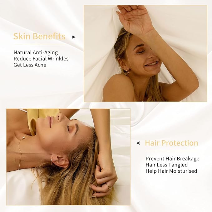 ZIMASILK 22 Momme Silk Pillowcase for Hair and Skin - 100% Pure Mulberry Silk with Hidden Zipper, Grade 6A Luxury Pillow Case for Women, Soft & Durable, Gift Box (Standard 20"x26" Light Grey)