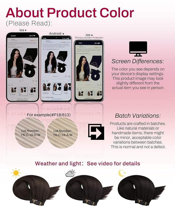Moresoo Real Hair Extensions Clip in Human Hair Dark Brown Remy Straight Double Weft Clip in Human Hair Extensions for Women Brown 5pcs 80g 22inch