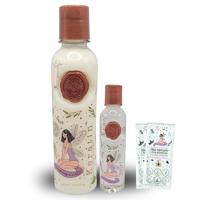 Ritual Botánico Keratina Orgánica | Treatment to Straighten, Repair and Relax Hair | All Natural, Organic & Vegan Ingredients | Product of Colombia| Keratin Medium, 250ml/8.45 Fl Oz)
