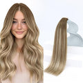 Sunny Hair Tape in Hair Extensions Human Hair, Human Hair Tape in Extensions Light Brown Balayage Blonde Hair Extensions Real Human Hair Tape in 16Inch 50g