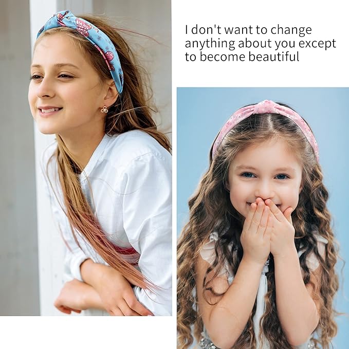 VELSCRUN 12 Pack Flower Headbands for Women, Multiple Colors, One Size Fits All Fabric, Wide Application, Ideal Gift