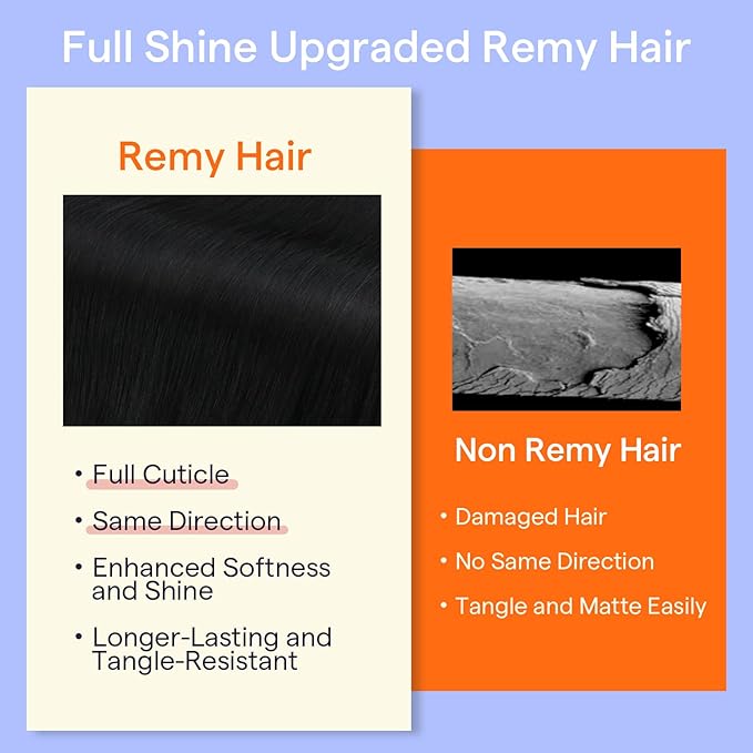 Full Shine Black Clip in Hair Extensions for Short Hair 10 Inch Clip in Extensions Real Human Hair Black Hair Extensions Clip ins Straight Invisible 7 Pcs 95 G