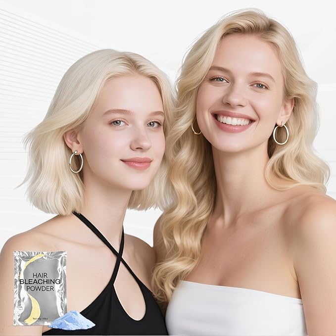 Hair Bleach Powder,High Performance Up to 8 Levels of Lift for Hair Highlights & Lightening(45g/1.59oz)