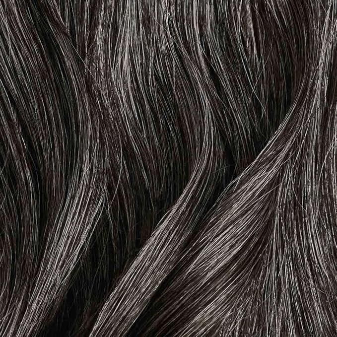 Luxy 100% Remy Human Hair – Halo Clip-In Hair Extensions –Natural Looking Volume & Length - One-Piece - Easy 5-Min Application 150 grams 12" Dark Gray Halo