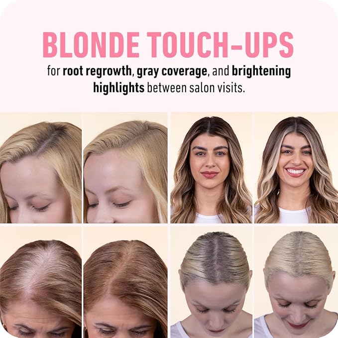 BOLDIFY Hairline Powder (LARGE, 10g) - Root Touch Up Hair Color for Gray Coverage - Bald Spot Concealing Hair Powder for Women & Men - 24-Hour Stain-Proof - Light Blonde