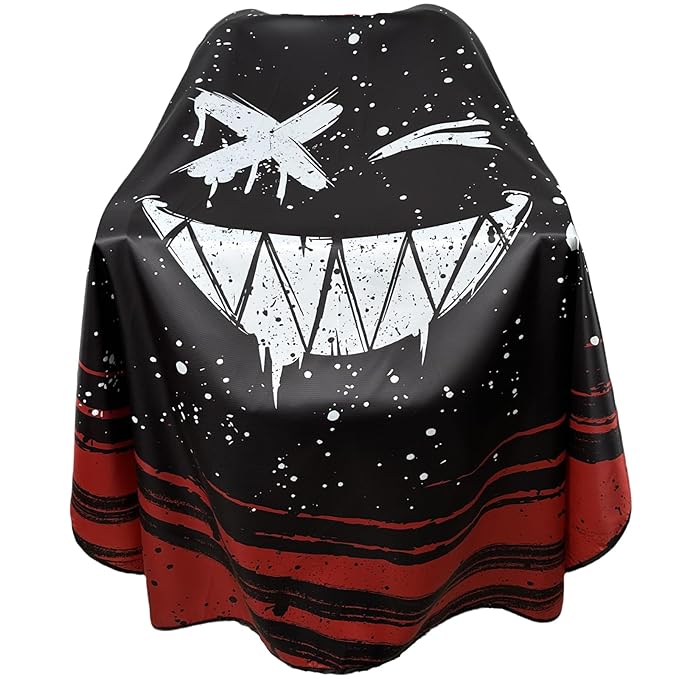 Barber Capes for Men Hair Cutting Capes with Snaps Salon Capes for Stylists Waterproof Hairdresser Gown Cape- 63”× 56”(Black)