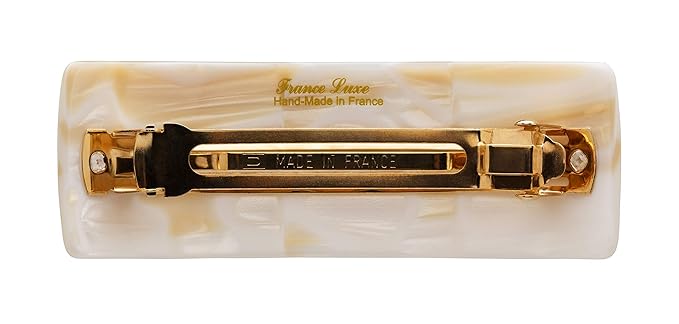 France Luxe Studded Rectangle Volume Barrette - Alba