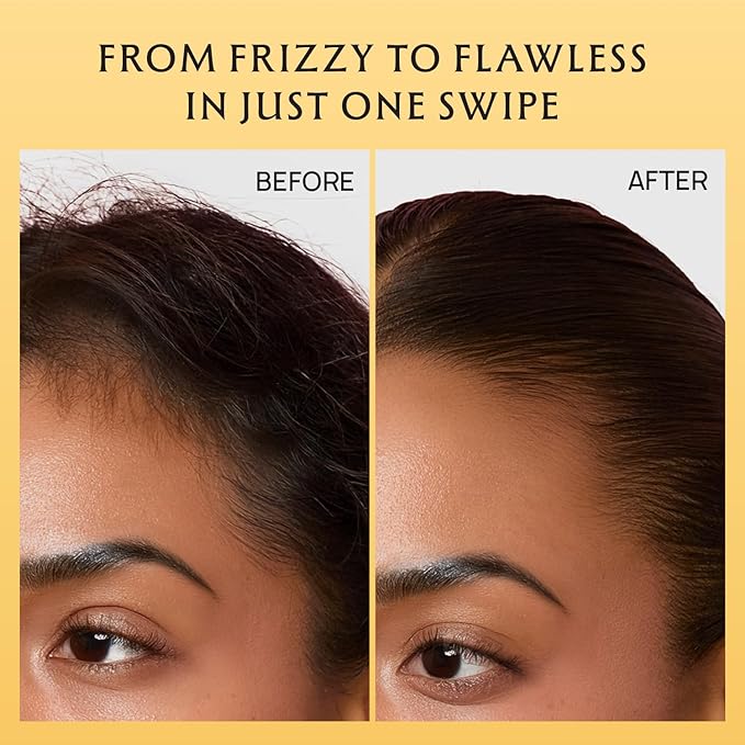 Fly Away Stick for Hair - Anti Frizz Styling Taming Serum Wand with Aloe Vera, Coconut Oil & Vitamin E - Gel Mascara Stick for Edges, Flyaways, Baby Hairs & Slick Back (1 Fl Oz (Pack of 1))
