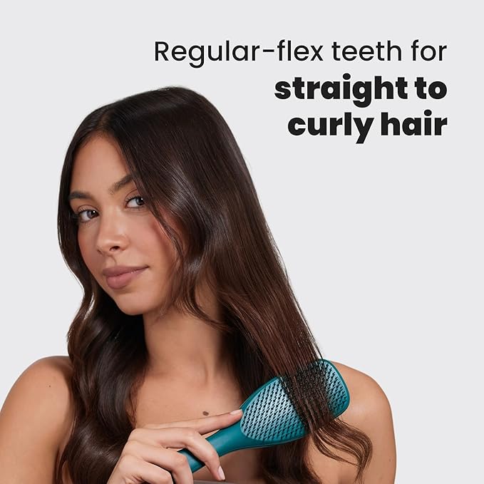 Tangle Teezer Ultimate Detangler Brush for Wet & Dry Hair, Eliminates Knots & Reduces Breakage for All Hair Types, Amazon Exclusive Emerald Green