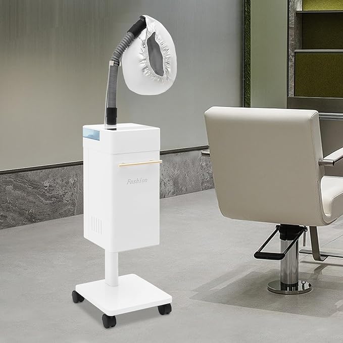 Professional Hair Steamer with Wheel, Nano Hair Steamers Processor, Stand Up Base Salon Spa Equipment, for Home, Hairdressing Salons, Beauty Hospitals