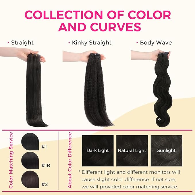 Lashey Seamless Clip in Hair Extensions Human Hair 9pcs 130g Body Wave 16 Inch Natural Black Clip in Hair Extensions for Women
