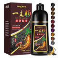 Dark Brown Hair Dye Shampoo 3 in 1 for Men Women, Natural Hair Color for 100% Gray Coverage, Brown Colors in 10-15 mins, Shampoo Para Canas 16.9 Fl Oz (Dark brown)