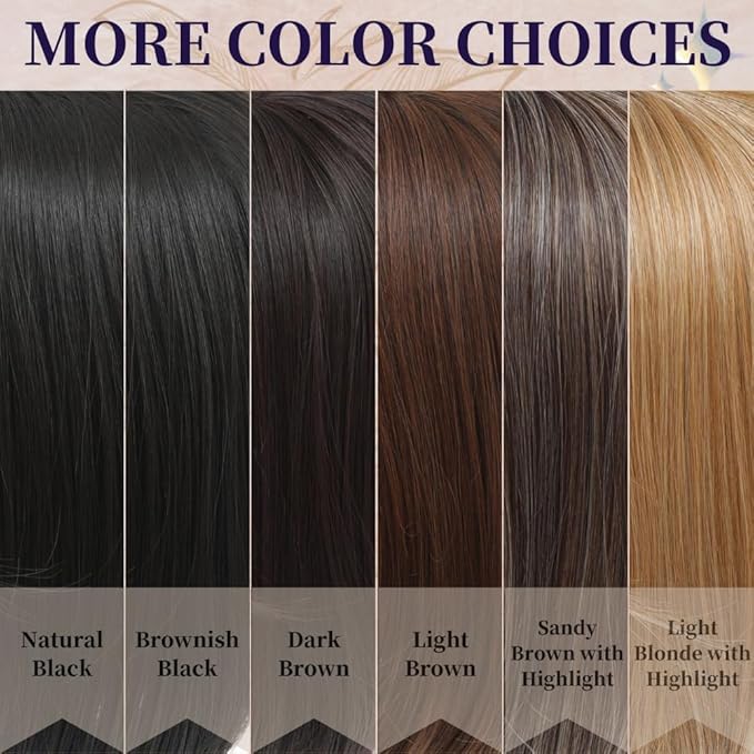 2025 NEW No Clips Hair Toppers for Women with Thinning Hair 360° 3D Macgic Makes Beauty More Convenient 3S Wear and Go Stylish Upgrade