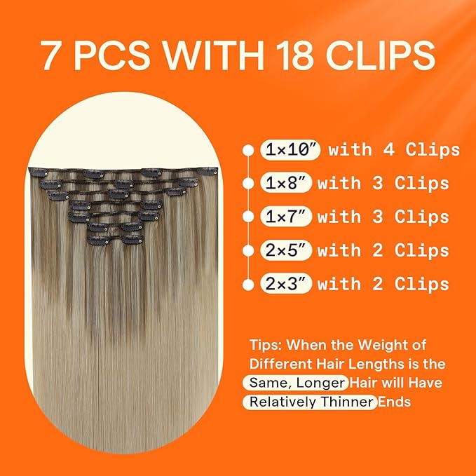 Full Shine Golden Blonde Hair Extensions Clip ins 12 Inch Teddy Bear Blonde Balayage Clip Hair Extensions for Thin Hair 95 G 7 Pcs
